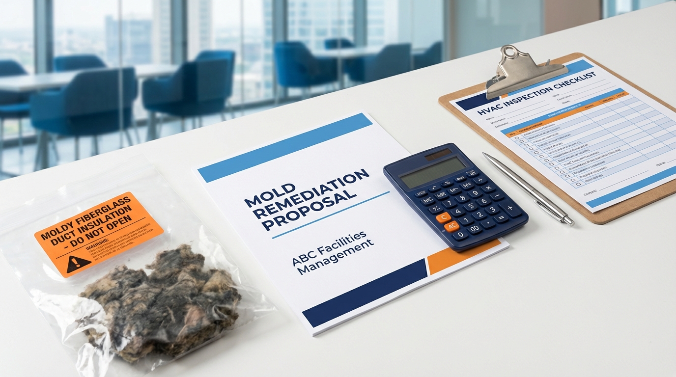 Cost factors for mold remediation in Dallas TX commercial air duct systems